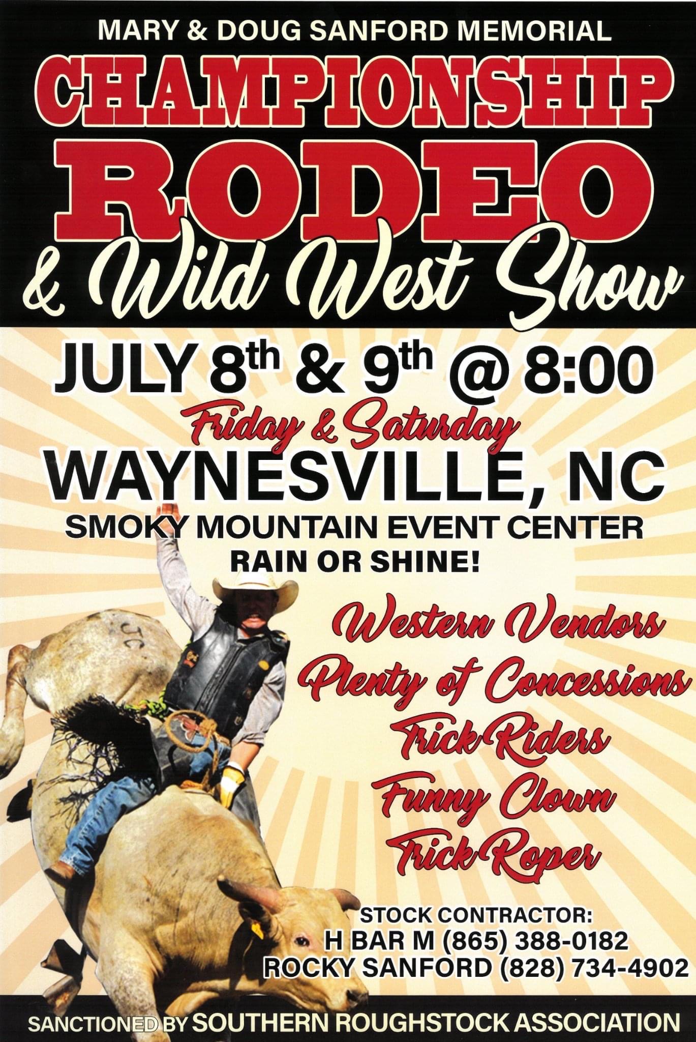 Championship Rodeo & Wild West Show - Smoky Mountain Event Center